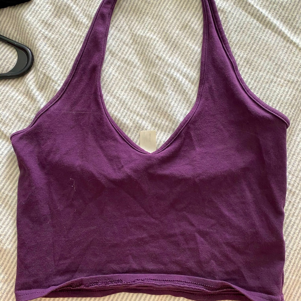 Express halter crop top
